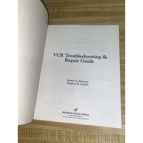 VCR Troubleshooting & Repair, By Robert Brenner, G 1st Ed 1990 Soft Cover - Picture 4 of 9